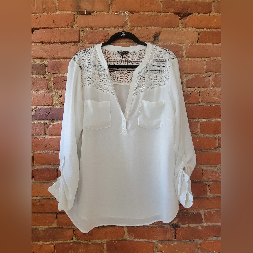 White blouse from Express